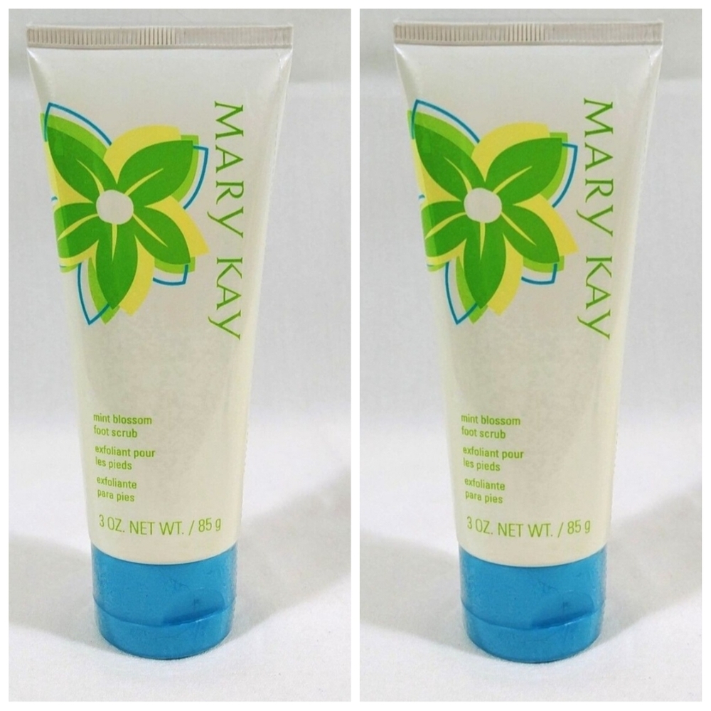 2 Mary Kay Mint Blossom Foot Scrub Set